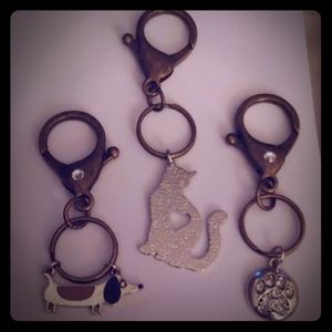 Dog and Cat Keychains